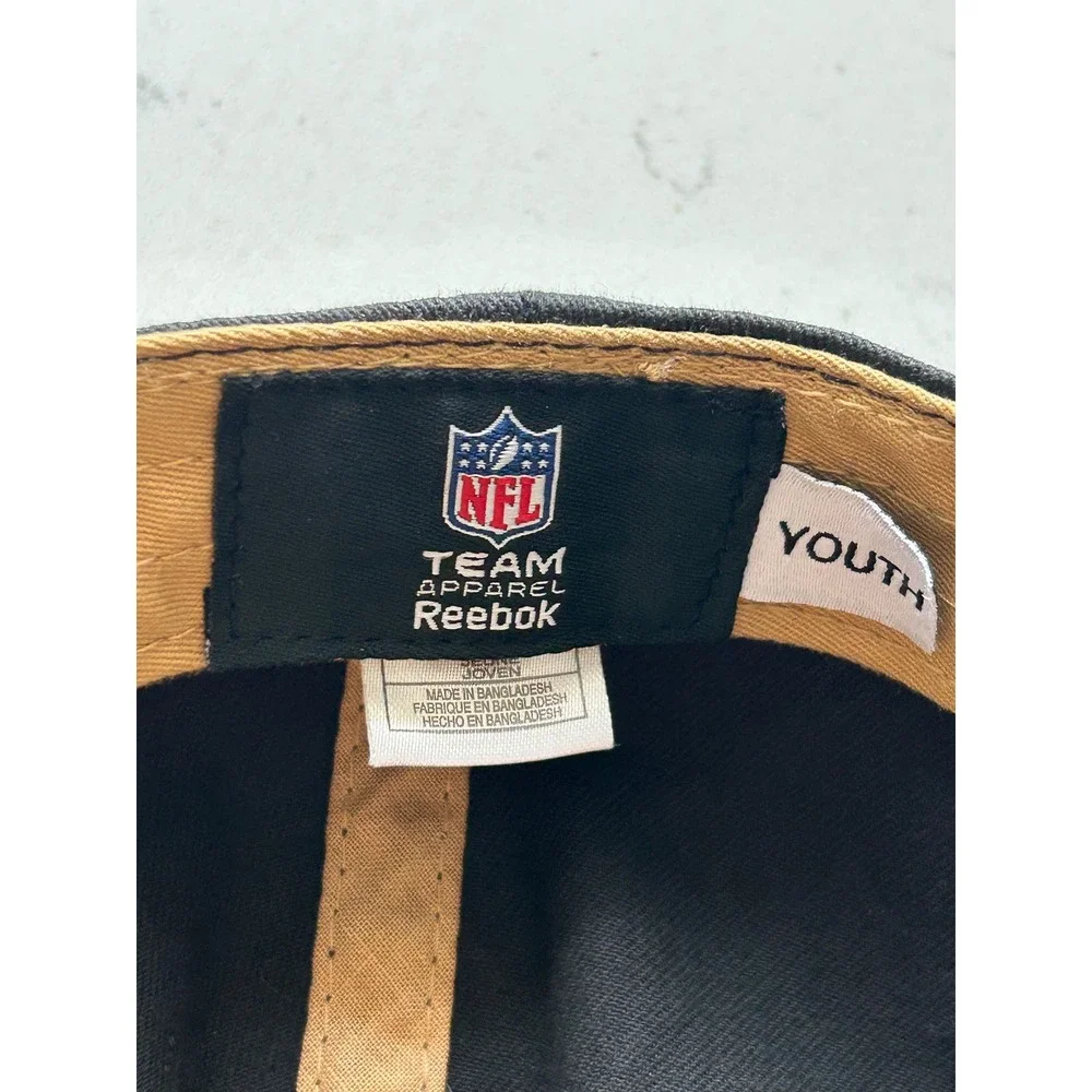 Black New Orleans Saints NFL Team‎ Apparel Reebok Youth Baseball Cap